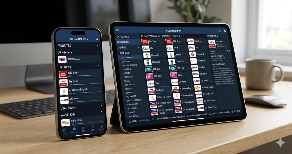 GSE Smart IPTV — För Apple TV, iPhone & iPad