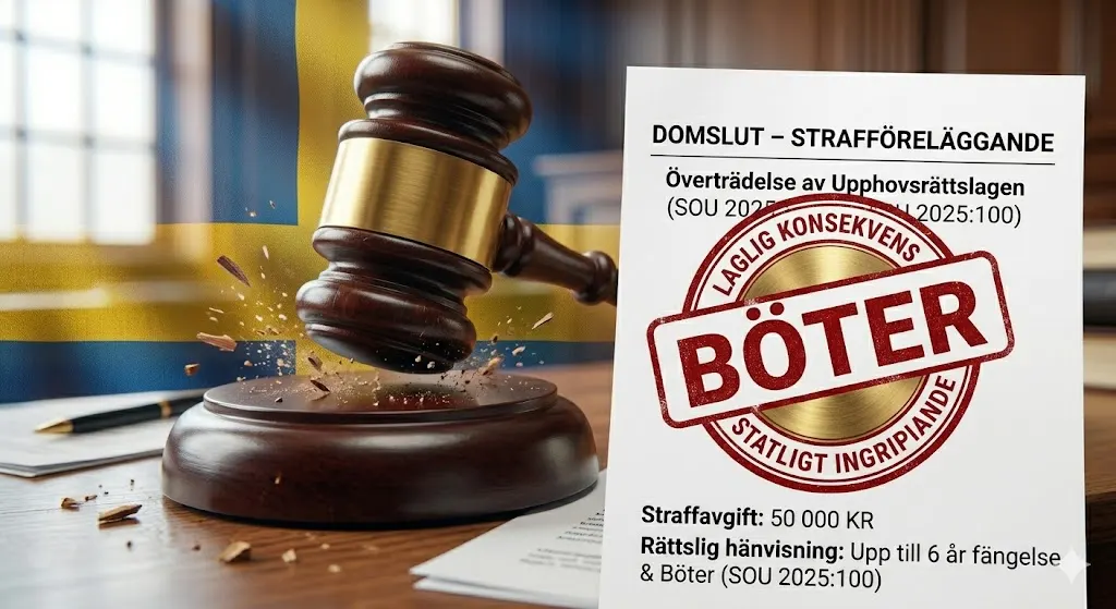 IPTV Böter & Risker — Vad Gäller i Sverige 2026?