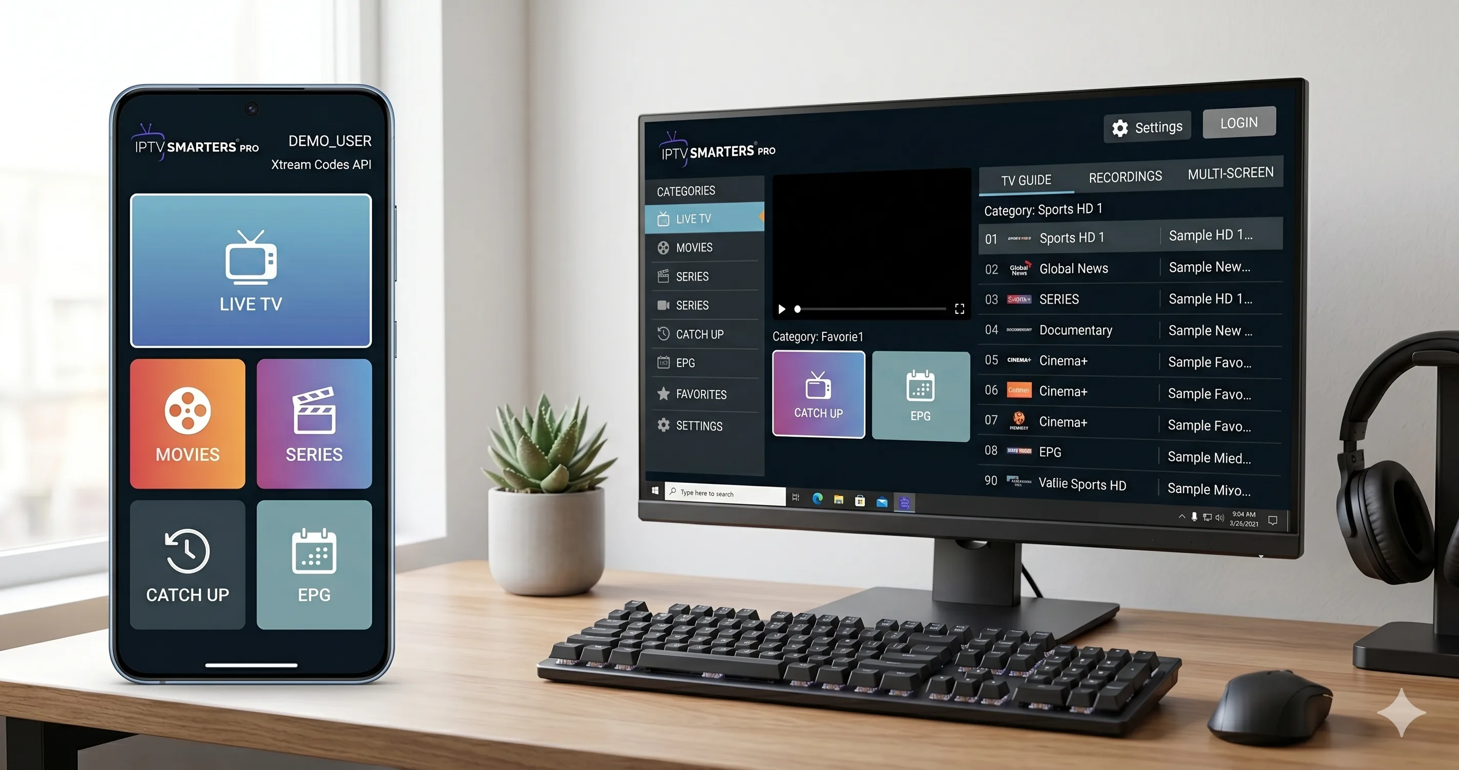 Bästa appen för IPTV på Android, iPhone och Smart TV