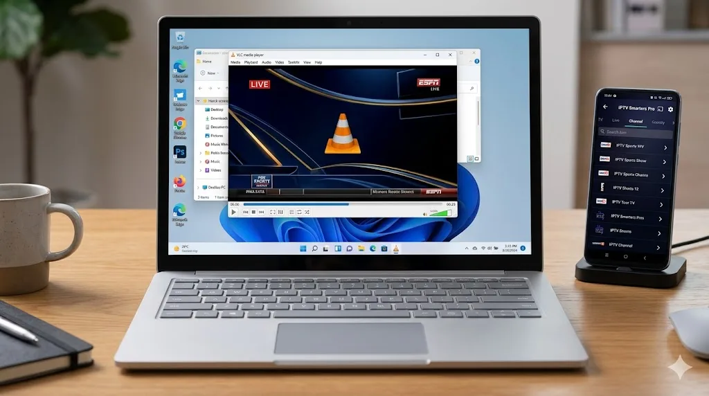 IPTV på Windows & PC — TV-Underhållning vid Skrivbordet