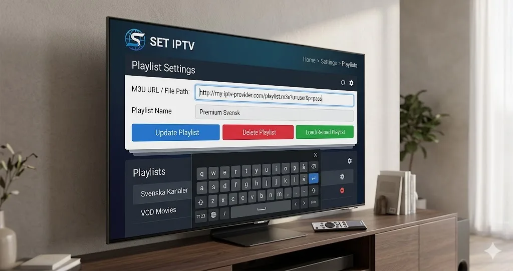 SET IPTV — Stabil Streaming på Smart TV
